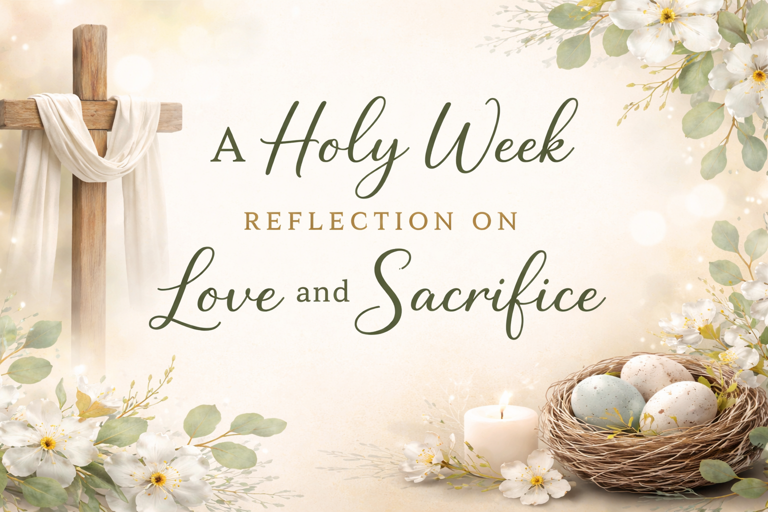 ✝️ A Holy Week Reflection on Love and Sacrifice