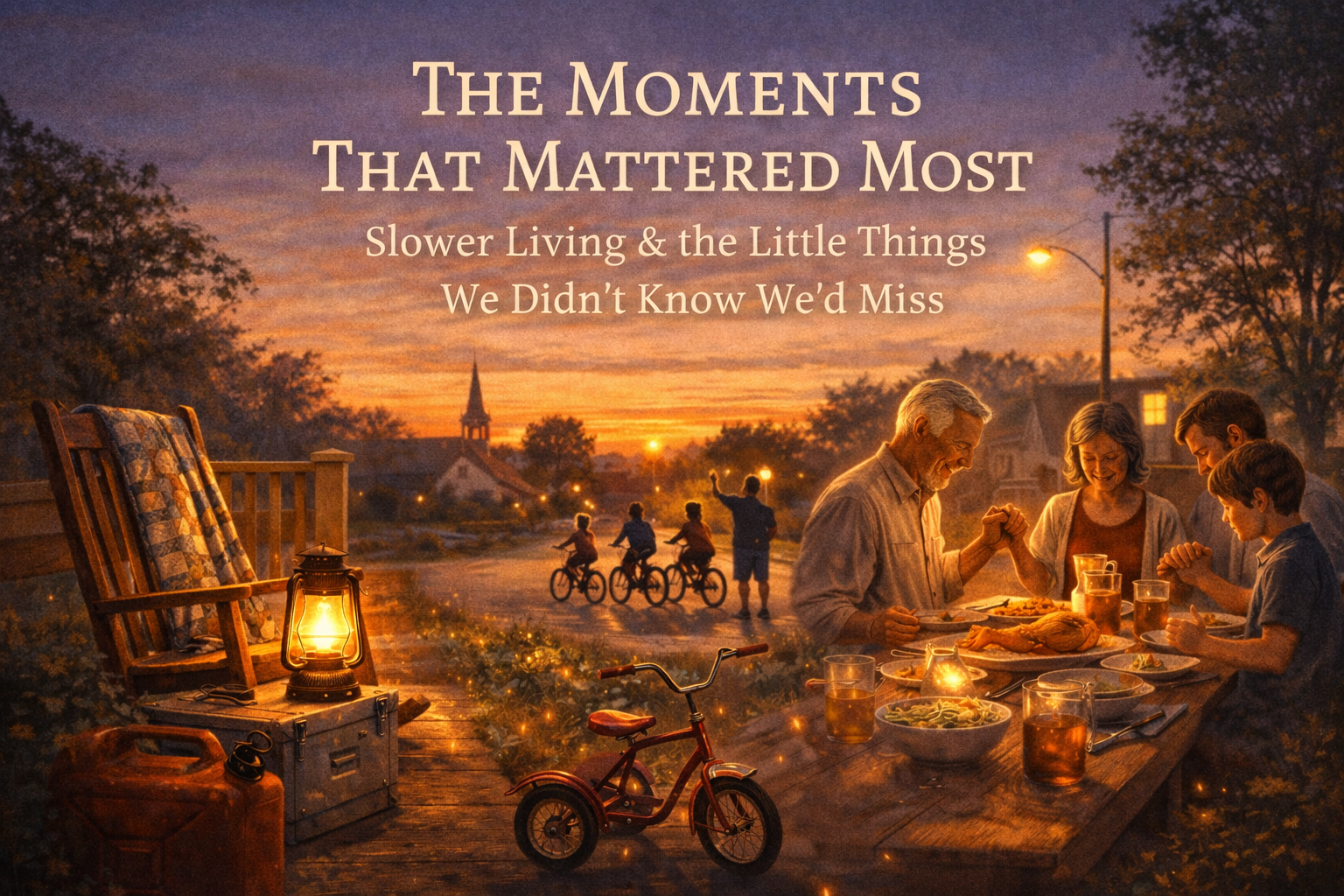 The Little Things We Didn’t Know We’d Miss: Slower Living and the Moments That Mattered Most